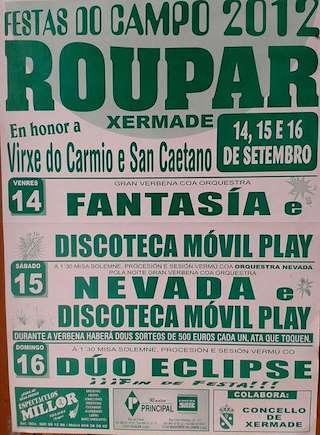 Festas do Campo de Roupar en Xermade