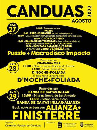 Festas do Carme de Cánduas en Cabana de Bergantiños