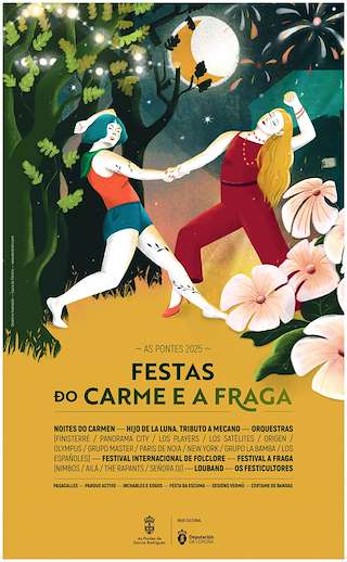 Festas do Carme e da Fraga (2026) en As Pontes de García Rodríguez