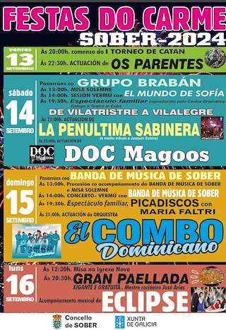 Festas do Carme en Sober