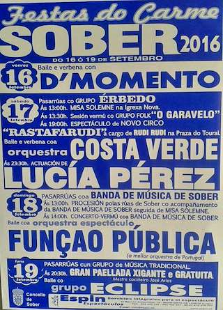 Festas do Carme en Sober