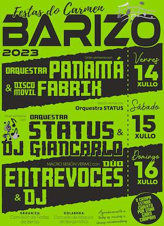 Festas do Carmen de Barizo en Malpica de Bergantiños