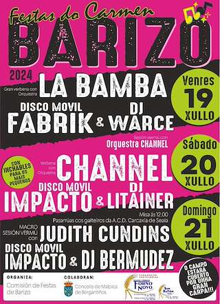 Festas do Carmen de Barizo en Malpica de Bergantiños