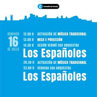Festas do Carmen de Feáns en A Coruña