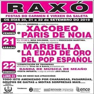Festas do Carmen e Virxe da Saleta de Raxó en Poio