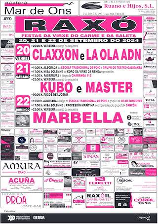 Festas do Carmen e Virxe da Saleta de Raxó en Poio