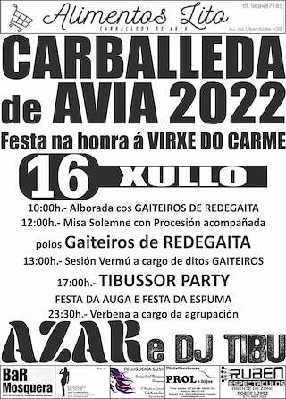 Festas do Carmen en Carballeda de Avia