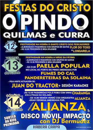 Festas do Cristo de O Pindo en Carnota