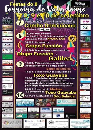 Festas do Oito e Santa María de Ferreira en O Valadouro