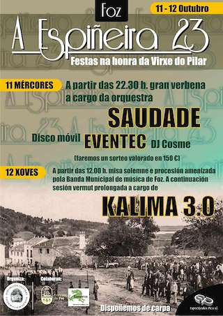 Festas do Pilar de A Espiñeira en Foz