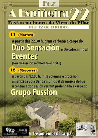 Festas do Pilar de A Espiñeira en Foz