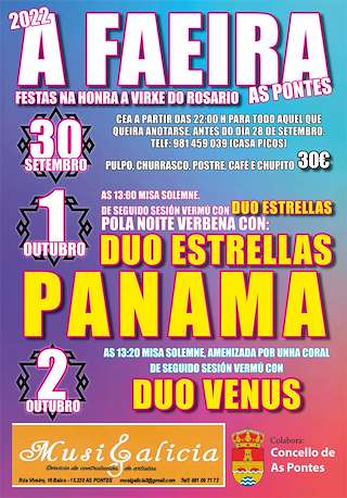 Festas do Rosario de Faeira en As Pontes de García Rodríguez