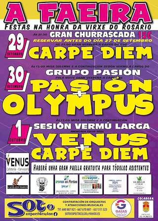 Festas do Rosario de Faeira en As Pontes de García Rodríguez