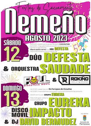 Festas do Sacramento de Nemeño en Ponteceso