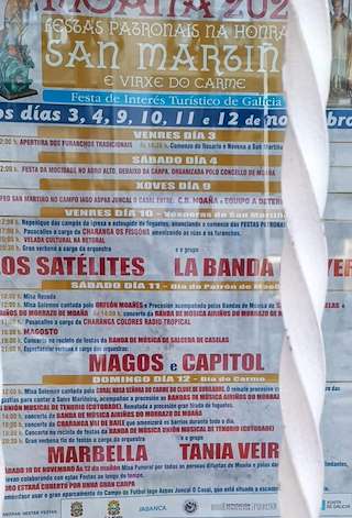 Festas do San Martiño (2025) en Moaña