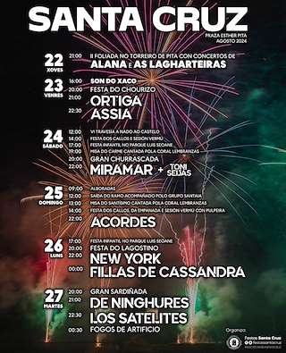 Festas do Santísimo e a Virxe do Carme de Santa Cruz en Oleiros