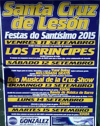 Festas do Santísimo de Santa Cruz de Lesón en A Pobra do Caramiñal