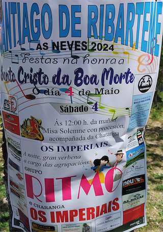 Festas do Santo Cristo de Ribarteme en As Neves