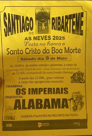 Festas do Santo Cristo de Ribarteme en As Neves