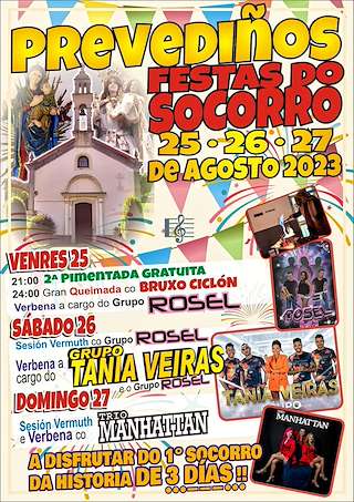 Festas do Socorro de Prevediños en Touro