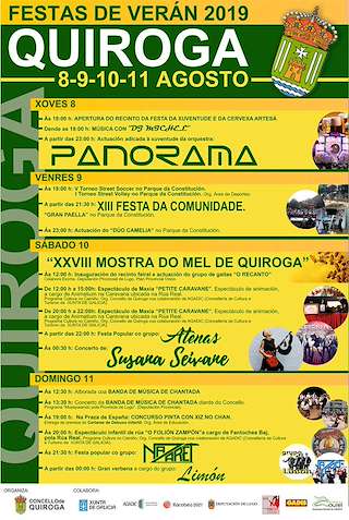 Festas do Verán - XXXIV Mostra do Mel en Quiroga