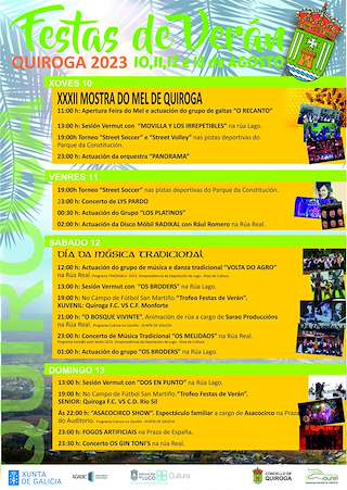 Festas do Verán - XXXIV Mostra do Mel en Quiroga