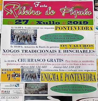 Festas do Verán  en A Ribeira de Piquín