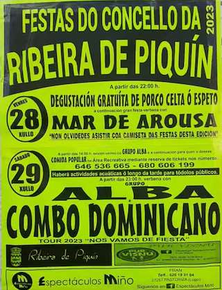 Festas do Verán  en A Ribeira de Piquín