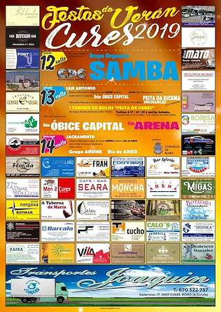 Festas do Verán de Cures (2026) en Boiro