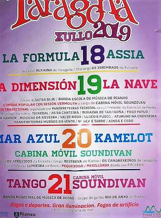 Festas do Verán de Taragoña en Rianxo