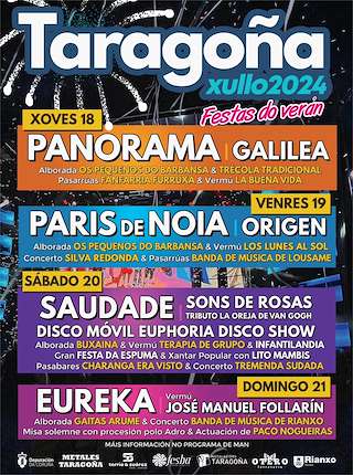 Festas do Verán de Taragoña en Rianxo