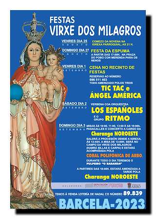Virxe dos Milagros de Barcela en Arbo