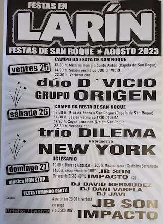 Festas de Larín en Arteixo