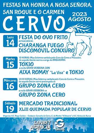 Festas Patronais - Nosa Señora e San Roque en Cervo