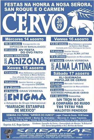 Festas Patronais - Nosa Señora e San Roque en Cervo