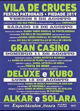 Festas Patronais de A Piedade en Vila de Cruces