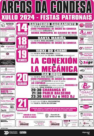 Festas Patronais de Arcos da Condesa en Caldas de Reis
