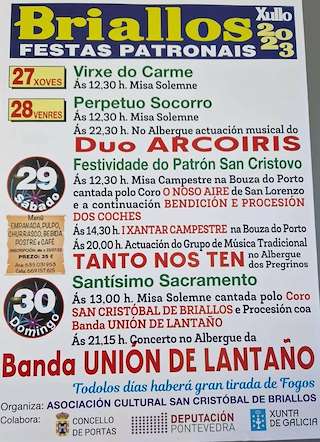 Festas Patronais de Briallos en Portas