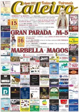 Festas Patronais de Caleiro (2026) en Vilanova de Arousa