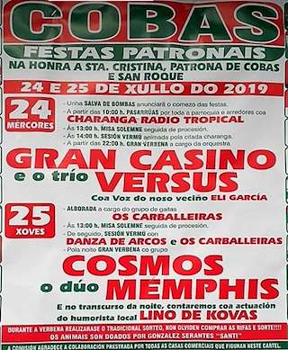 Festas Patronais de Cobas en Meaño