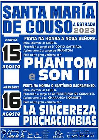 Festas Patronais de Couso (2026) en A Estrada
