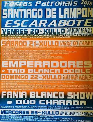 Festas Patronais de Lampón en Boiro