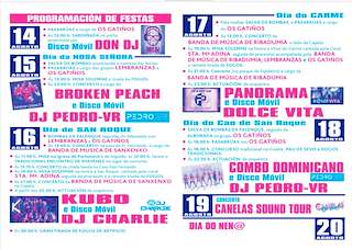 Festas Patronais de Portonovo en Sanxenxo