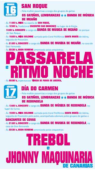 Festas Patronais de Portonovo en Sanxenxo