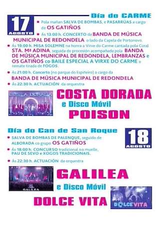 Festas Patronais de Portonovo en Sanxenxo
