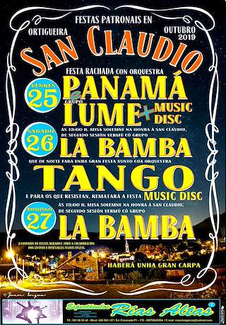 Festas Patronais de San Claudio en Ortigueira