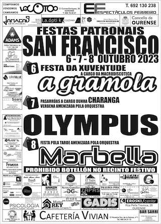 Festas Patronais de San Francisco  en Ourense