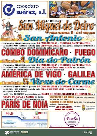 Festas Patronais de San Miguel de Deiro en Vilanova de Arousa