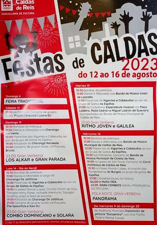Festas Patronais de San Roque en Caldas de Reis