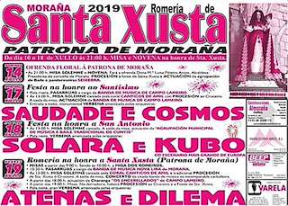 Festas Patronais de Santa Xusta en Moraña
